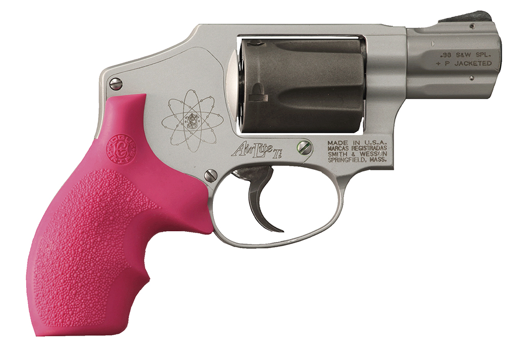 Hogue Rubber Bantam Pink Grip for S&W J Frame