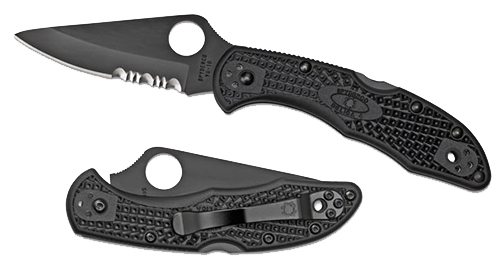 Spyderco Delica 4 Lightweight Part Serrated Knife