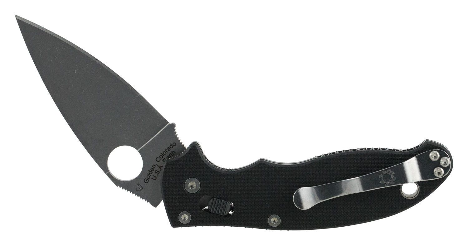 Spyderco Manix 2 Black G10 Pocket Knife