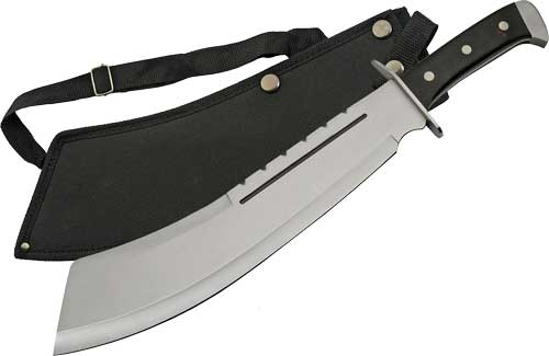 SZCO Rite Edge 13.5" Black Bully Machete with Sheath