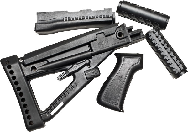 ProMag Archangel AK-47/AKM Stock Set - Black Polymer