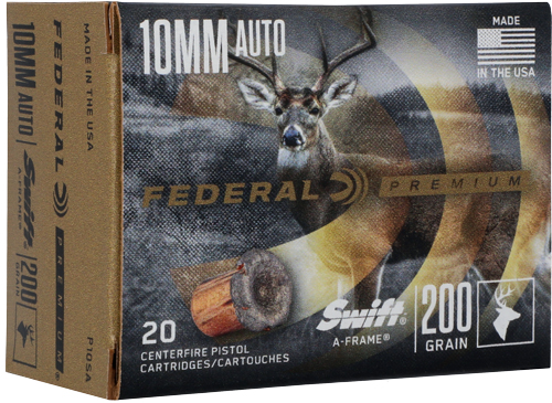 FEDERAL 10MM 200GR A-FRAME JHP - 20RD 10BX/CS