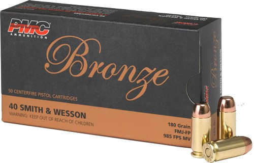 PMC 40 SW 180GR FMJ-FP - 50RD 20BX/CS