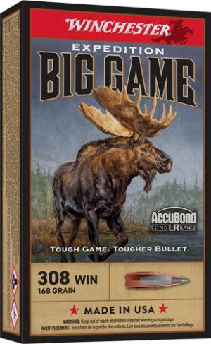 WINCHESTER EXPEDITION 308 WIN - 168GR ACCUBOND 20RD 10BX/CS