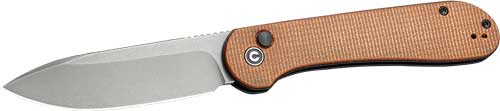 CIVIVI Elementum 3.47" Pocket Knife - Brown Micarta