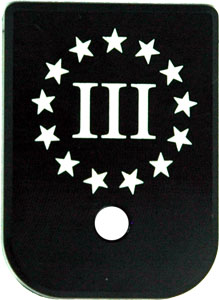 Cruxord 3% Flag Glock Magazine Base Plate