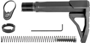 PHASE 5 MINI STOCK ASSEMBLY - CARBINE TUBE AR-15 BLACK