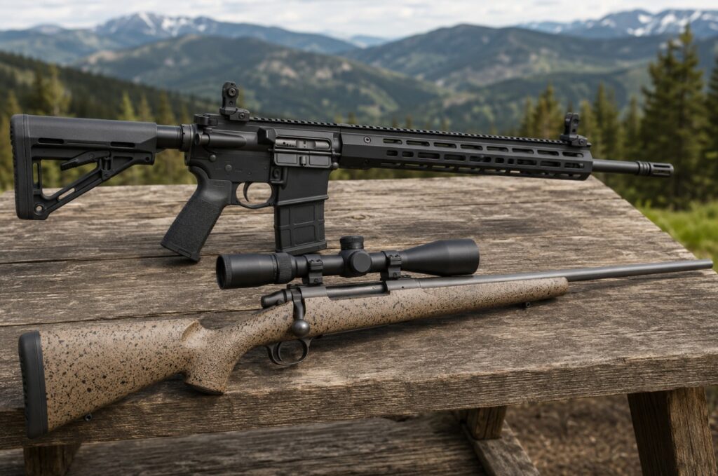 Choosing Between AR Rifles and Bolt Action Rifles