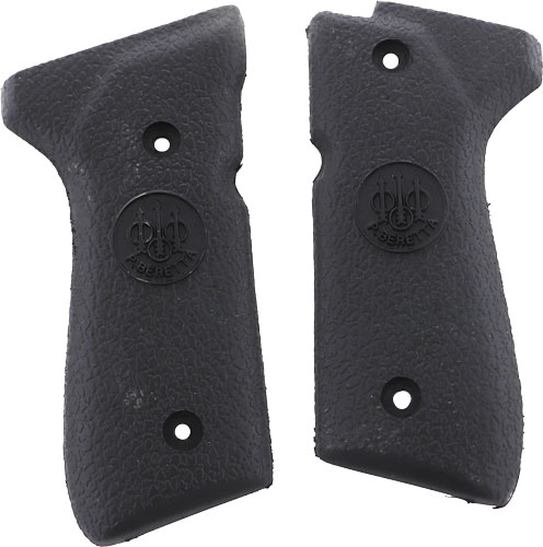 Beretta 92/96 Series Rubber Grips - Smooth Black