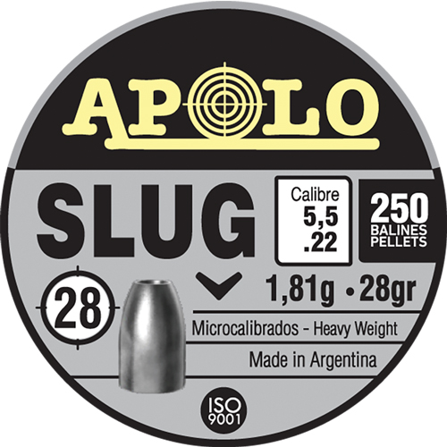 HATSAN APOLO 22 SLUG 28 GRAIN - 250 PACK