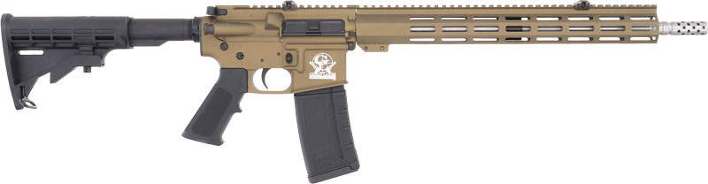 Great Lakes AR15 Rifle .223 Wylde - 16" SS Barrel, Bronze