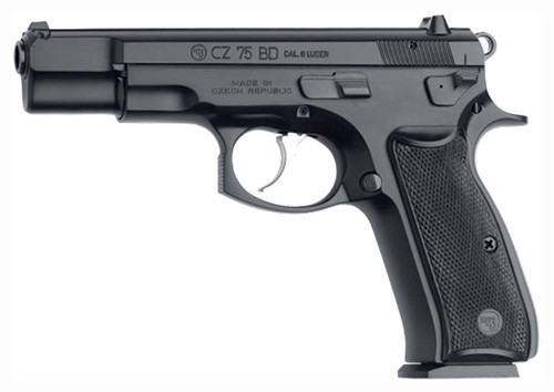 CZ 75-BD 9mm Semi-Auto Handgun with 16-Round Capacity