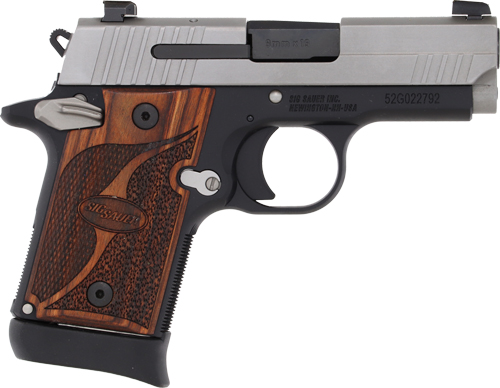 Sig Sauer P938 9mm Micro-Compact Handgun with Rosewood Grip