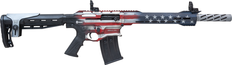 Citadel BOSS25 12GA 20" Semi-Auto Shotgun - USA Flag