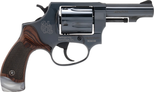 Heritage Arms Roscoe .38 Special 3" Revolver - Black Rosewood/Pearl