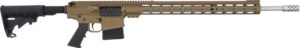 GLFA AR10 Rifle .243 Win 24" Stainless Steel Bronze