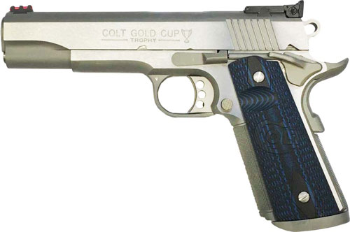 Colt Gold Cup Trophy .38 Super Auto Pistol - 5" Stainless
