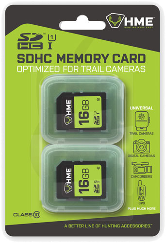 HME 16GB SD Memory Card 2-Pack for Game Cameras