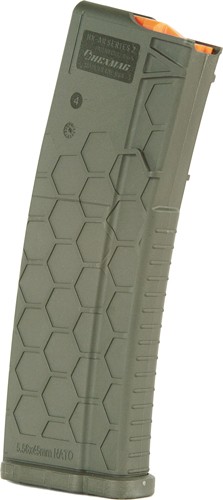 HEXMAG 30-Round AR-15 Magazine .223/5.56 OD Green