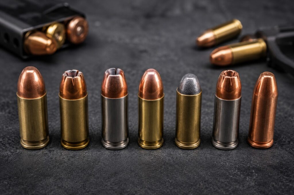 Handgun Ammunition Explained FMJ, JHP, and More