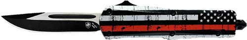 Templar Knife Large OTF Automatic Red 3.5" Drop Point