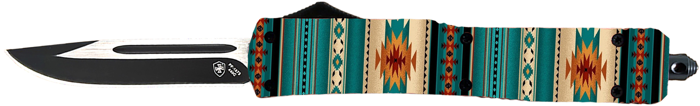 Templar Slim Saddle Blanket Teal Automatic Knife