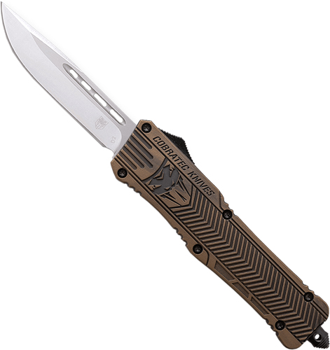 Cobratec Medium CTK1 OTF Knife - Cerakote Bronze