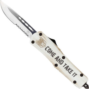 Cobratec FS3 OTF 'Come and Take It' Serrated Knife