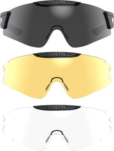 BERETTA INTERMASK EYEGLASSES - INTERCHANGE FUME/NEUTRAL/YLLW