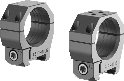 Audere 30mm Low Scope Rings - Black