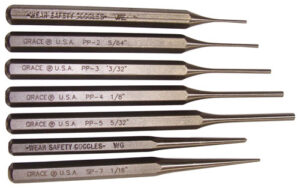 Grace USA 7-Piece Steel Punch Set for Gunsmithing