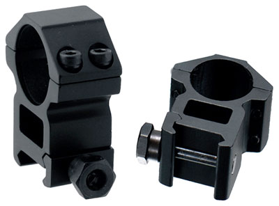 UTG 30mm High Profile Scope Rings - Matte Black