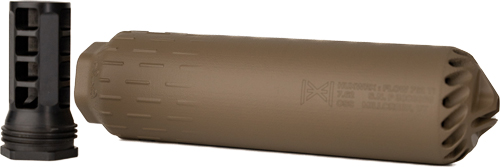 Huxwrx FLOW 762 Ti Titanium Suppressor - FDE