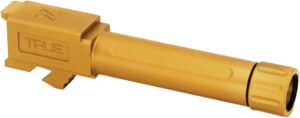 TRUE PRECISION FOR GLOCK 26 - BARREL THREADED GOLD TIN
