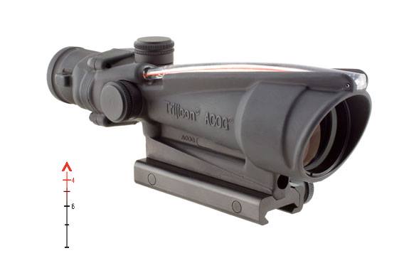 Trijicon ACOG 3.5x35 Scope with Red Chevron Reticle