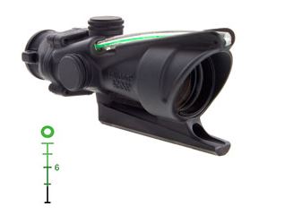Trijicon ACOG 4x32 Rifle Scope with Green Donut Reticle