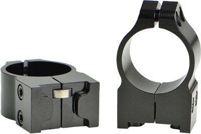 Warne 1" Medium Ruger-Style Scope Rings - Matte