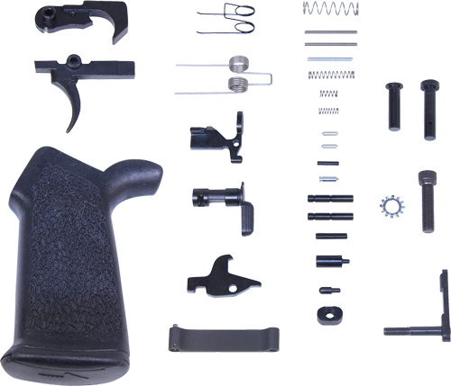 Guntec AR10 Complete Lower Parts Kit with Ergonomic Grip