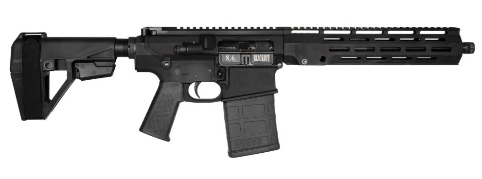 Diamondback DB10 8.6 Blackout AR Pistol with SBA5 Brace