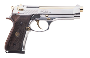 Derya Melik 9mm Luger Pistol with Gold TiN Barrel