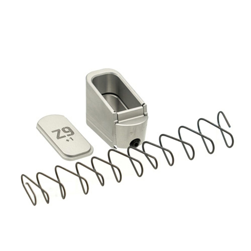 Shield Arms Z9 +1 Magazine Extension for Glock 43 - Grey