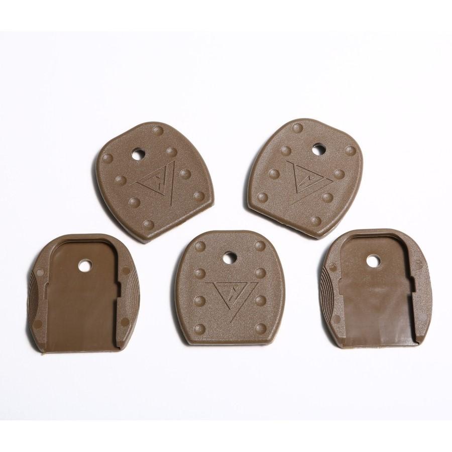 TangoDown Vickers Tactical Glock Magazine Floor Plates 5pk Tan