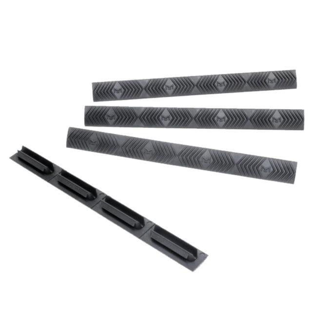 Ergo Modular Wedgelok Rail Covers 4-Pack Graphite Grey