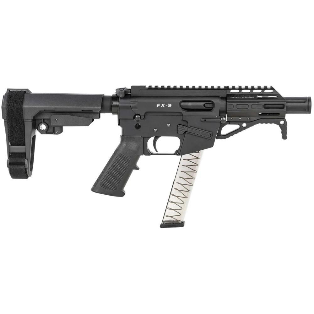 Freedom Ordnance FX9P 9mm AR Pistol, 4" Barrel, 31-Round
