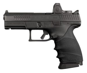 Hogue HandAll Beavertail Grip Sleeve CZ P-10 Compact 9mm - Black