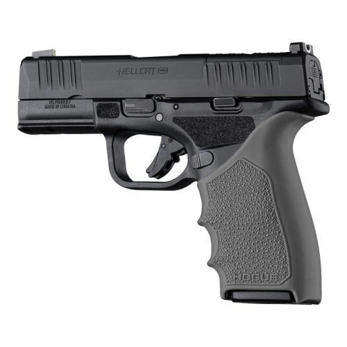 Hogue HandAll Beaver Tail Handgun Grip Sleeve Springfield Armory Hellcat Pro Slate Grey