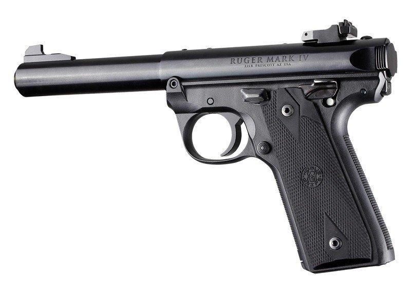 Hogue Ruger 22/45 MKIV Rubber Grip Panels Black