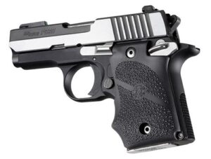 Hogue Ambi Safety Rubber Grip with Finger Grooves for SIG Sauer P938 Black