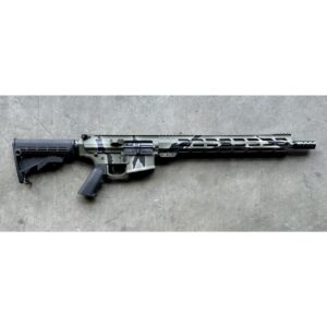 GLFA Tactical .308 Win Rifle - Green Camo, 16" Barrel