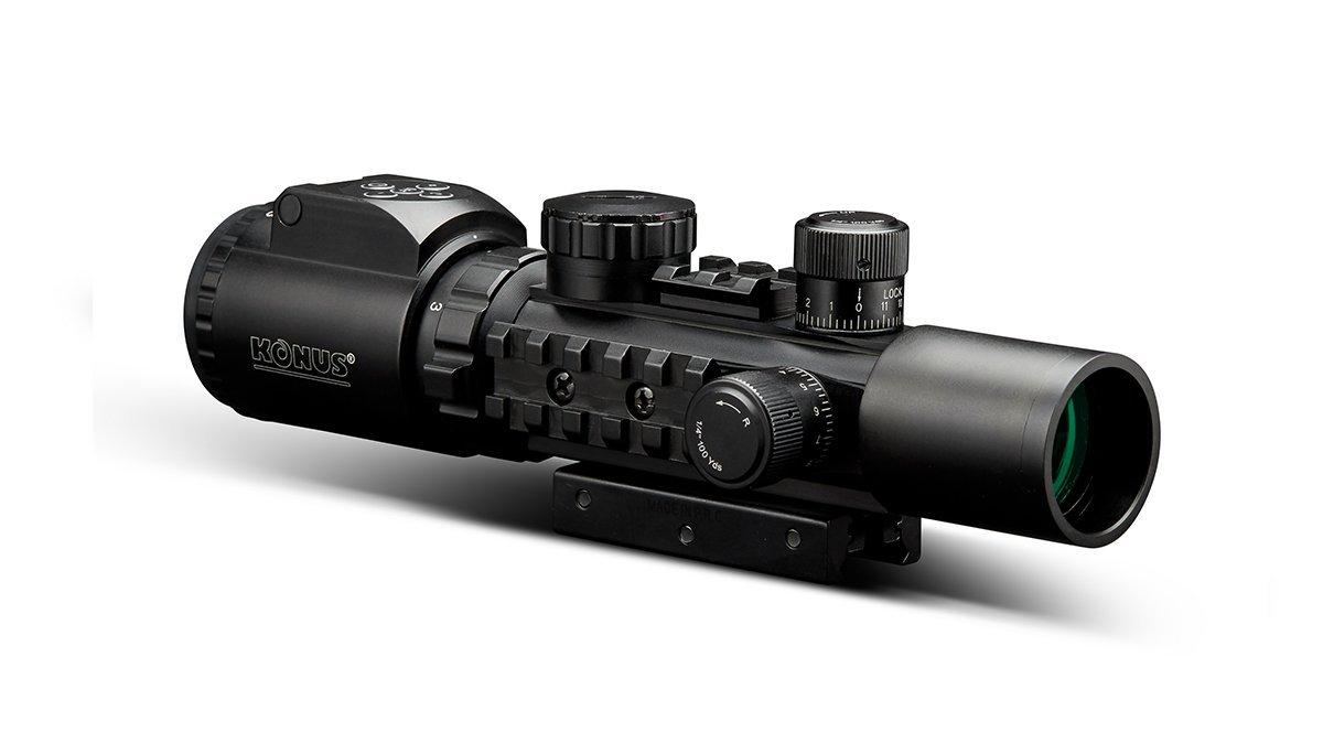 KonusPro AS34 2-6x28mm Illuminated Tactical Scope